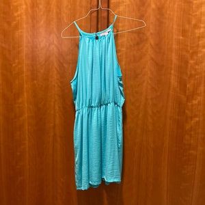 Turquoise Forever 21 mini dress